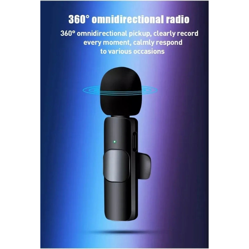 K35 High Quality Wireless Dual Microphone For Mobile Phone And Camera