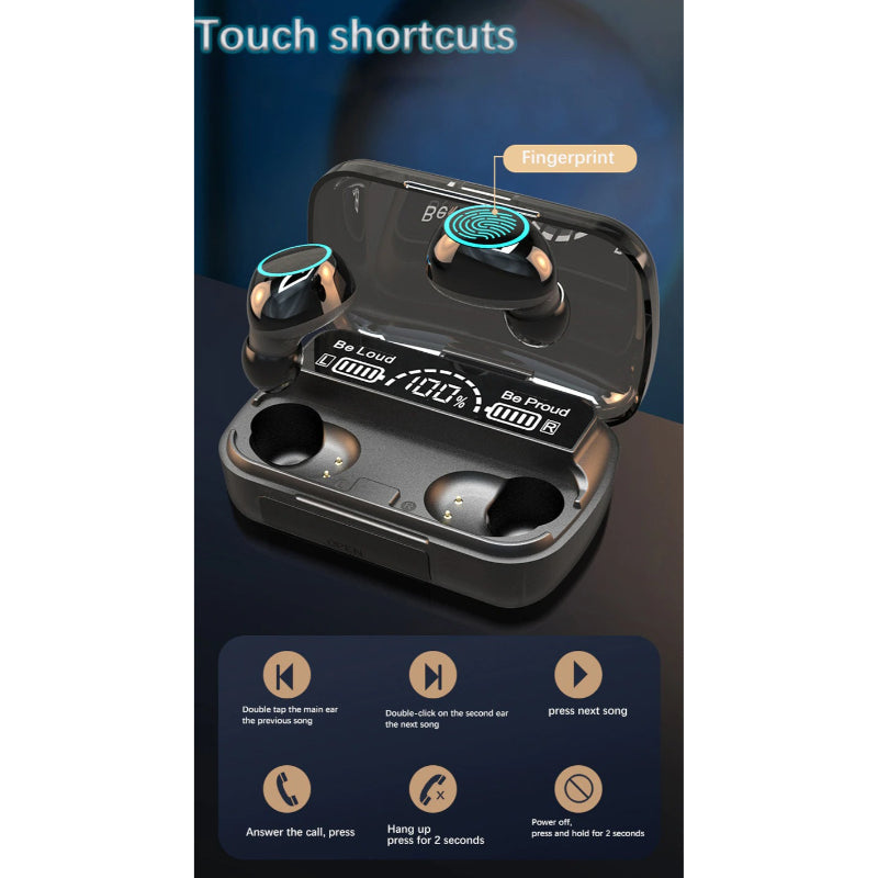 M30 TWS Bluetooth 5.2 Smart Touch Control Wireless Earbuds