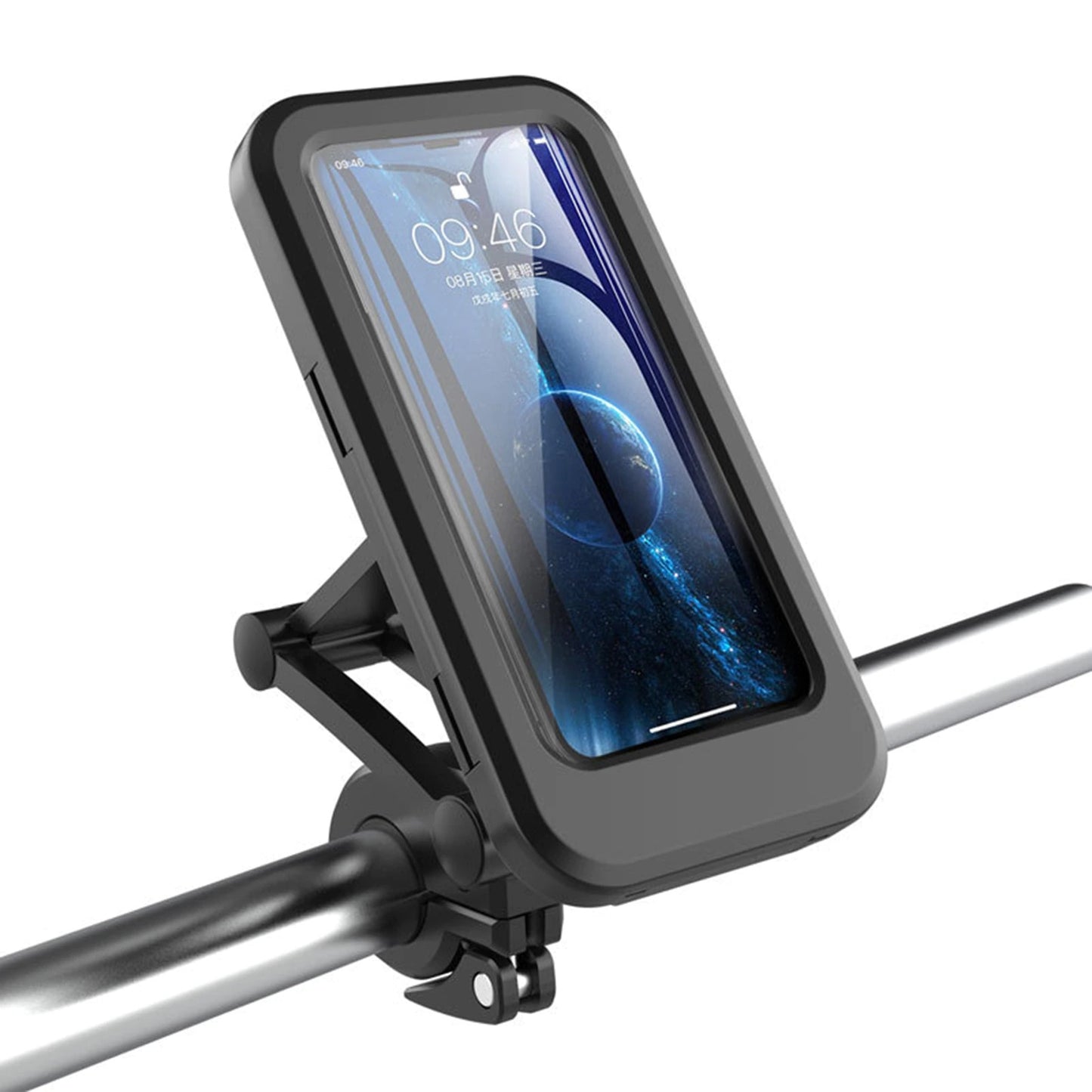 Bicycle Mobile Phone Holder Waterproof Handlebar 360 Rotatable All-Inclusive Magnetic Stand