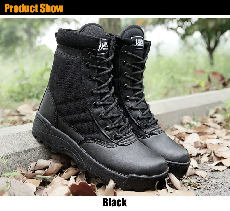 Long Outdoor Boots Breathable Desert Hiking DMS