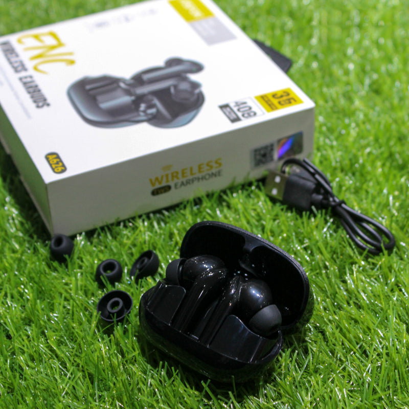 A626 Aspor V5.3 400mAh ENC Wireless Earbuds With 35 Hours Working Time And Type-C Port