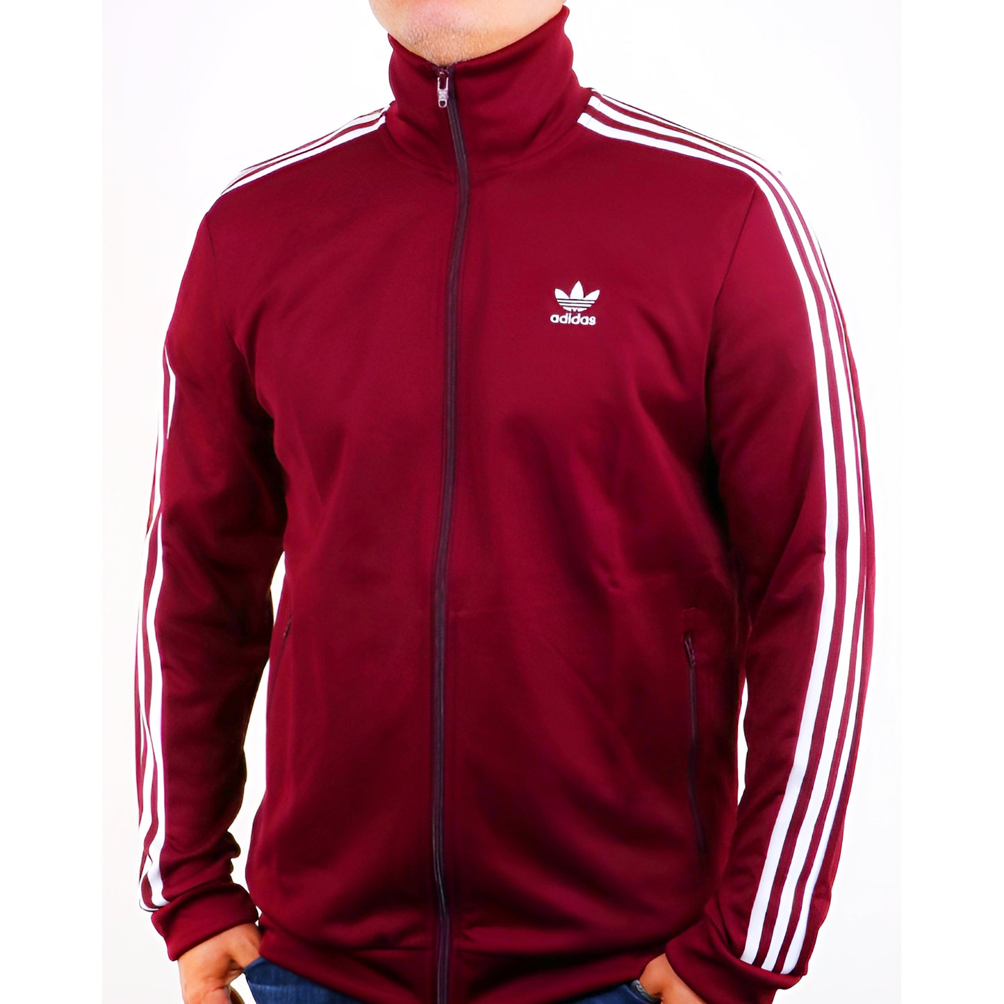 Men’s Trendy Three-Stripes Best Quality Full-Sleeve Tracksuit