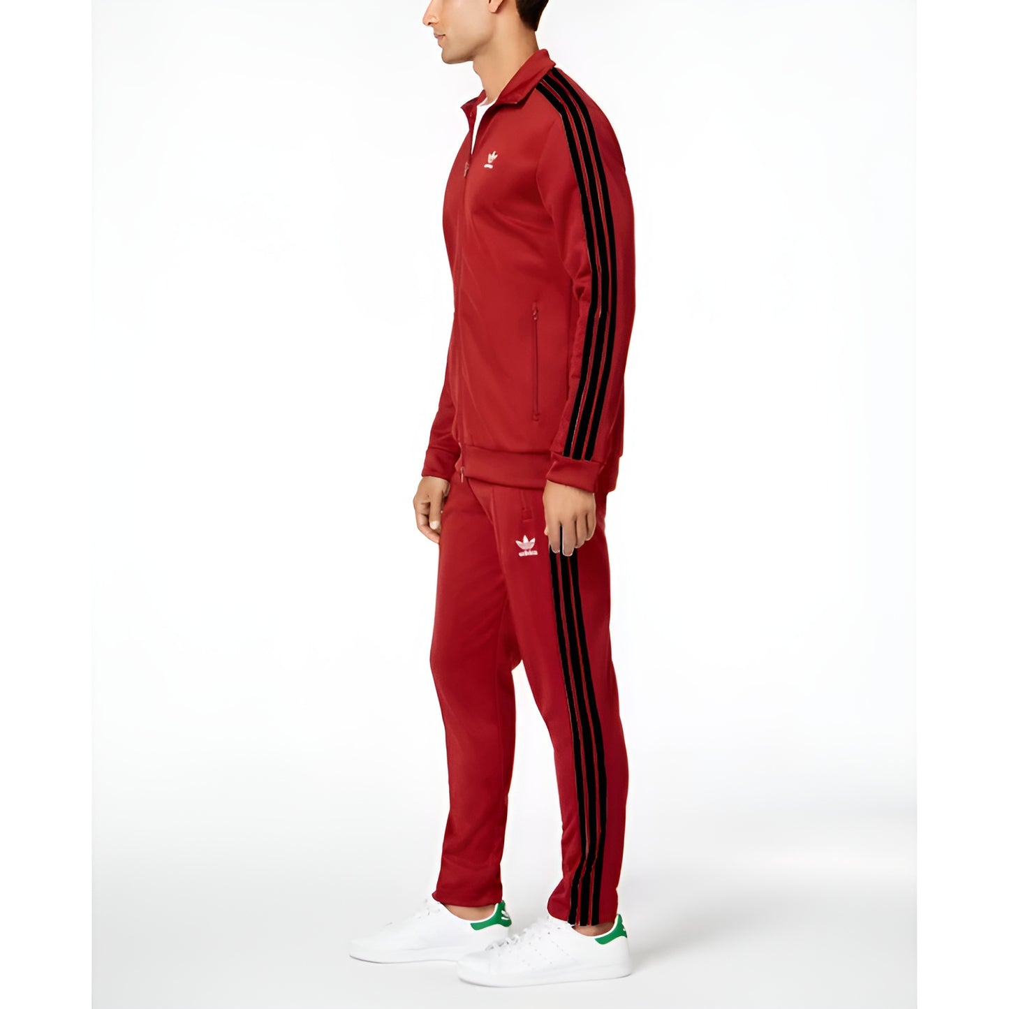 Men’s Trendy Three-Stripes Best Quality Full-Sleeve Tracksuit